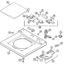 TOP Diagram and Parts List for MAT11MNEGW  Maytag Washer