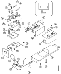 CT CONTROL CENTER COMPONENTS Diagram and Parts List for MAT25CTAAG  Maytag Washer