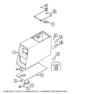 CONTROL CENTER Diagram and Parts List for MDE10PRACW  Maytag Dryer
