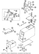 CONTROL CENTER Diagram and Parts List for MAT11PDABW  Maytag Washer