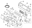 CONTROL PANEL Diagram and Parts List for MAH21PNAWW  Maytag Washer