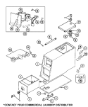 CONTROL CNTR (SERIAL SUFFIX KB & AFTER) Diagram and Parts List for MAT11PDABW  Maytag Washer