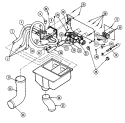 SUPPLY DISPENSER ASSEMBLY Diagram and Parts List for MAF25MN3  Maytag Washer