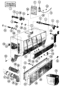 SOAP BOX Diagram and Parts List for MFS50PNAVS  Maytag Washer
