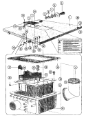SOAP BOX & TOP COVER ASSEMBLY Diagram and Parts List for MFR35PNBVS  Maytag Washer