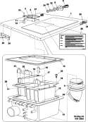 SOAP HOPPER Diagram and Parts List for MFS35PNFTS  Maytag Washer