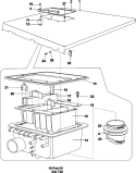 SOAP HOPPER AND TOP PANEL Diagram and Parts List for MFS25PNFTS  Maytag Washer