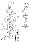 TUB Diagram and Parts List for MAT25CSAAG  Maytag Washer
