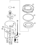 TUB Diagram and Parts List for MAT12PDSAW  Maytag Washer
