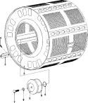 INNER TUB ASSY Diagram and Parts List for MFS80PNDVS  Maytag Washer