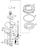 TUB Diagram and Parts List for MAT13MNEGW  Maytag Washer