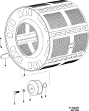 DRUM Diagram and Parts List for MFS80PNFVS  Maytag Washer