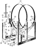 BASE FRAME Diagram and Parts List for MFR35PNBVS  Maytag Washer