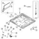 BASE (WASHER) Diagram and Parts List for MLG19PDDGW  Maytag Dryer