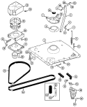 BASE Diagram and Parts List for MAT13MNDGW  Maytag Washer