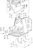 FRAME AND COVER ASSEMBLY Diagram and Parts List for MFX50NNATS  Maytag Washer