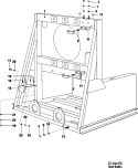 BASE FRAME Diagram and Parts List for MFR80PNCTS  Maytag Washer