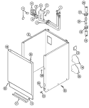 CABINET Diagram and Parts List for MAT25CSAAG  Maytag Washer