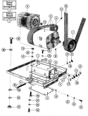 MOTOR & BASKET PULLEY Diagram and Parts List for MFS75PNAVS  Maytag Washer