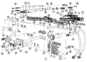 WATER VALVE & REAR PANEL Diagram and Parts List for MFR50PDAVS  Maytag Washer