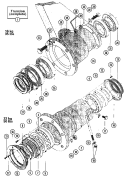 BEARINGS & TRUNNION (SERIES 11) Diagram and Parts List for MFR35MNAVS  Maytag Washer