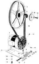 DRIVE Diagram and Parts List for MFR80PCAVS  Maytag Washer