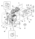 ELECTRONICS Diagram and Parts List for MFR80PCAVS  Maytag Washer