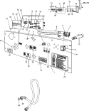 WATER VALVE AND REAR PANEL Diagram and Parts List for MFR18PDAAS  Maytag Washer