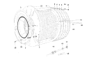 BASKET AND OUTER SHELL Diagram and Parts List for MFR18PDAAS  Maytag Washer