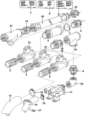 WATER VALVE Diagram and Parts List for MFS80PNDVS  Maytag Washer