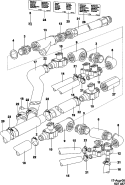 FILLING SYSTEM Diagram and Parts List for MFS50PNFVS  Maytag Washer