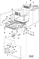 Part Location Diagram of 23002103 Whirlpool TROUGH- CA