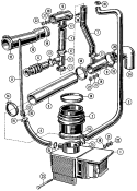 DRAIN & HOSE ASSEMBLY (SERIES 10) Diagram and Parts List for MFR18PCAAS  Maytag Washer