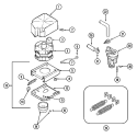 MOTOR & PUMP Diagram and Parts List for MAT25CSAAG  Maytag Washer