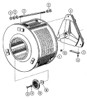 INNER BASKET Diagram and Parts List for MFX95PNAVS  Maytag Washer