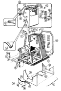 FRAME & COVER ASSEMBLY Diagram and Parts List for MFX50PNAVS  Maytag Washer
