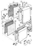 SIDE PANEL Diagram and Parts List for MFX50PNAVS  Maytag Washer