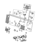 WATER VALVE & REAR PANEL Diagram and Parts List for MFR35MCAVS  Maytag Washer