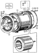 BASKET & OUTER SHELL ASSY. (SERIES 10) Diagram and Parts List for MFR18PCAAS  Maytag Washer