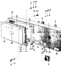 REAR PANEL Diagram and Parts List for MFS100PAVS  Maytag Washer