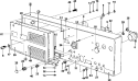 REAR PANEL Diagram and Parts List for MFS80PNDVS  Maytag Washer