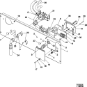 WATER VALVE & REAR PANEL Diagram and Parts List for MFR30PDCTS  Maytag Washer