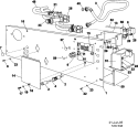 REAR PANEL AND VALVES Diagram and Parts List for MFR18PDCWS  Maytag Washer