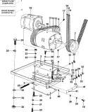 MOTOR AND PULLEY Diagram and Parts List for MFS80PNDVS  Maytag Washer
