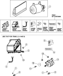 MOTOR & MOTOR CONTROL Diagram and Parts List for MAH14PDAAL  Maytag Washer