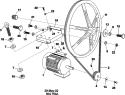 MOTOR DRIVE Diagram and Parts List for MFS25PNFTS  Maytag Washer