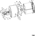 BASKET & OUTER SHELL ASSEMBLY Diagram and Parts List for MFR30PDCTS  Maytag Washer