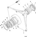 TRUNNION Diagram and Parts List for MFR80PNCTS  Maytag Washer