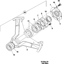 TRUNNION Diagram and Parts List for MFS35PNFTS  Maytag Washer
