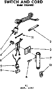 Part Location Diagram of 569399 Whirlpool DISCONTINUED